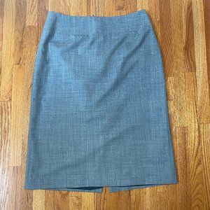 Banana Republic light wool stretch pencil skirt, 0